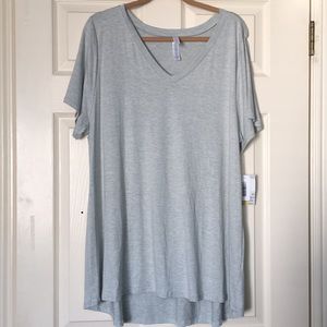 Minty/White Heathered Christy T